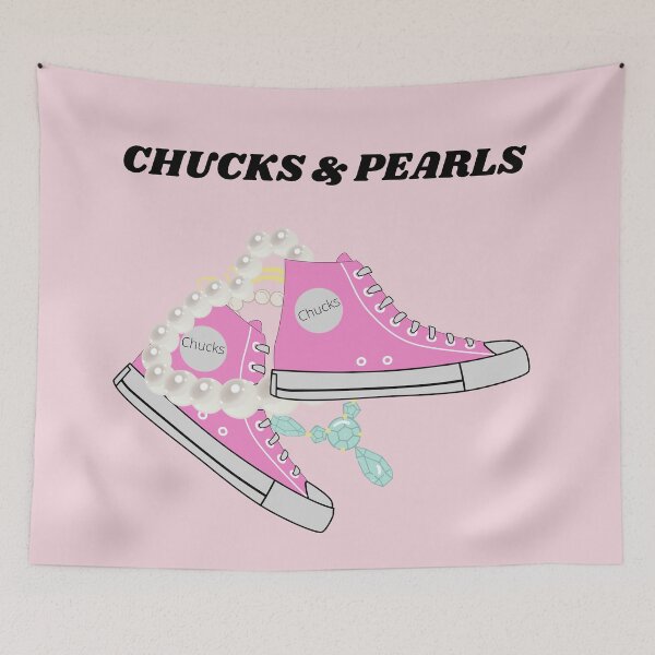 Item preview, I'm a Chucks & Pearls Type of Girl designed and sold by House of Hartz by: Dominique11.