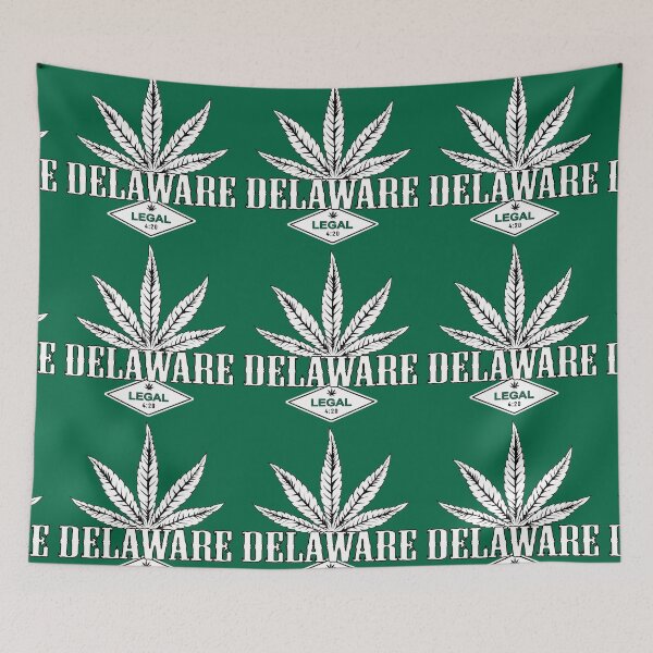 Item preview, Delaware - Cannabis 420 USA Legal Right to Smoke Weed designed and sold by NoMatterLab.
