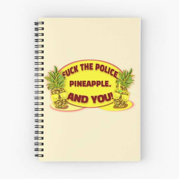 Item preview, funny pineapple sign, fuck the police funny saying for you! designed and sold by vibeno1.