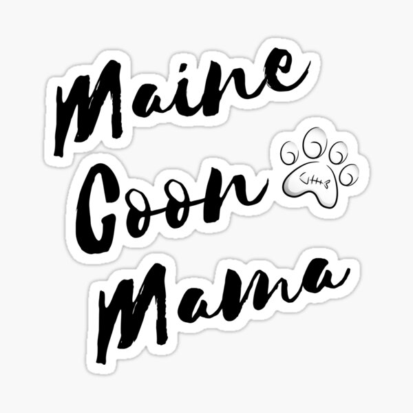 Maine Coon Mom Sticker