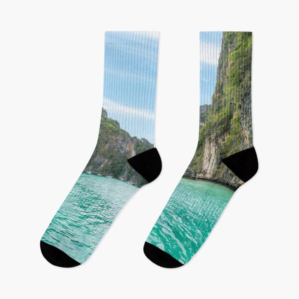 Item preview, Beautiful Water Landscape Between The Mountain designed and sold by JTS STORE.