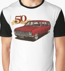 HR Holden Station Wagon - 50th Anniversary - Red Graphic T-Shirt