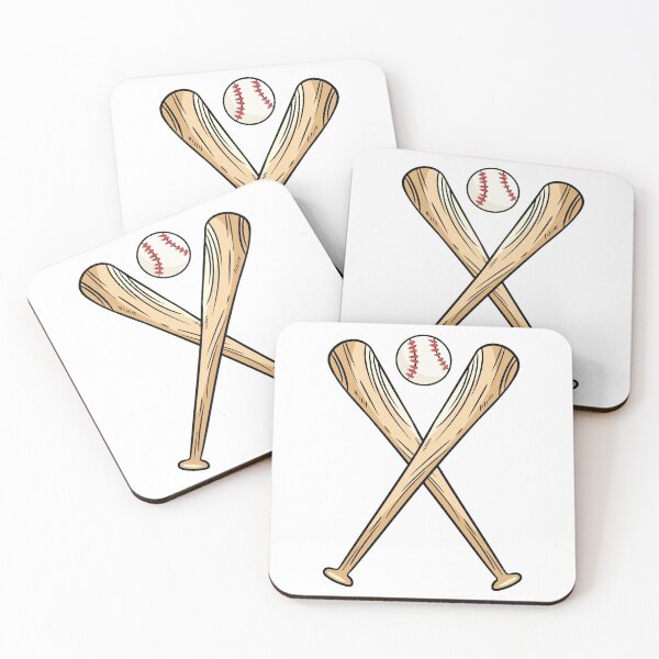 Item preview, Two Crossed Baseball Bats and Ball designed and sold by oixxo.