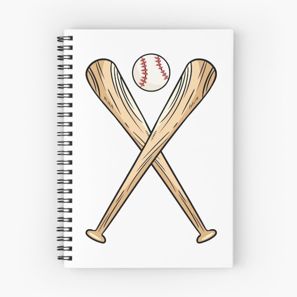 Item preview, Two Crossed Baseball Bats and Ball designed and sold by oixxo.