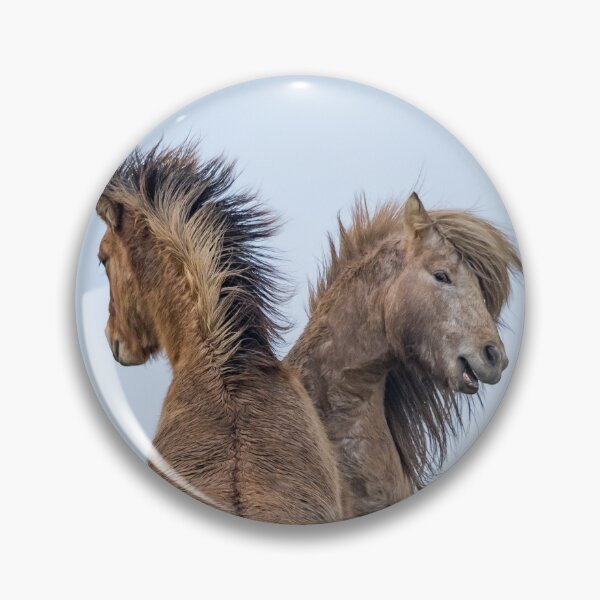 Item preview, Fighting Icelandic stallions designed and sold by Ingo Gerlach.