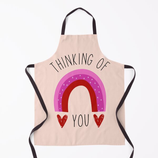 Item preview, "THINKING OF YOU" with Rainbow and Hearts designed and sold by BlushPearls.