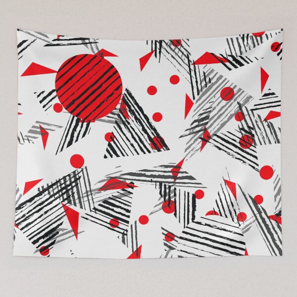 Item preview, Paintbrush abstract pattern designed and sold by tridentfoundry.