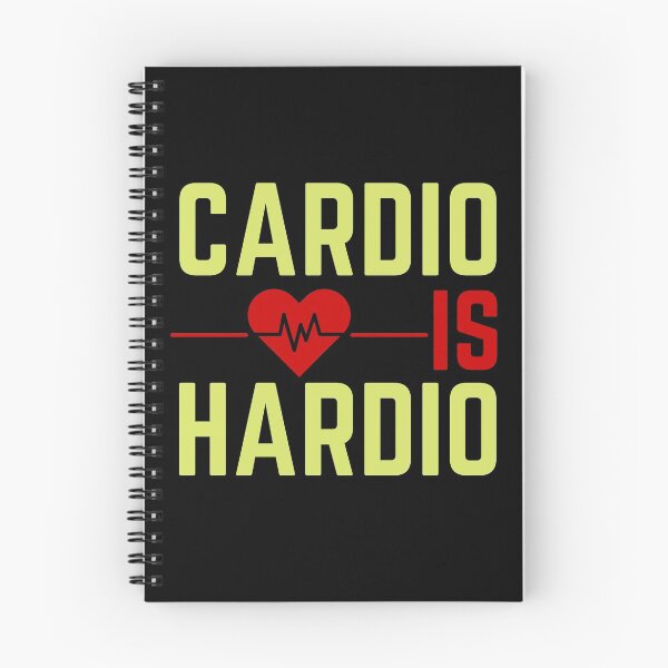 Item preview, Cardio is Hardio - heartbeat - funny fitness designed and sold by DrawingBoard.