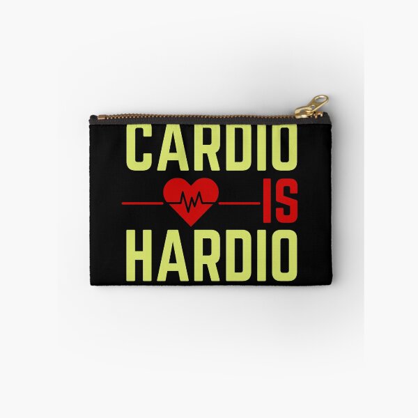 Item preview, Cardio is Hardio - heartbeat - funny fitness designed and sold by DrawingBoard.