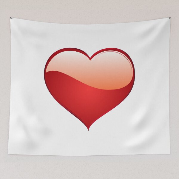Item preview, Glossy Red Heart designed and sold by kayodeDesign.