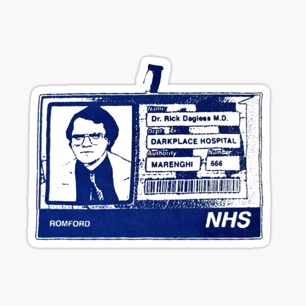 Item preview, Garth Marenghi - Dark Place Hospital Pass designed and sold by MonkeysMouth.