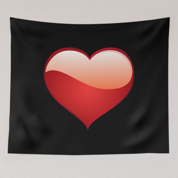 Item preview, Glossy Red Heart designed and sold by kayodeDesign.
