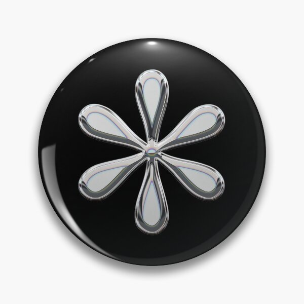 Item preview, Chrome asterisks designed and sold by Samuel Restorick.