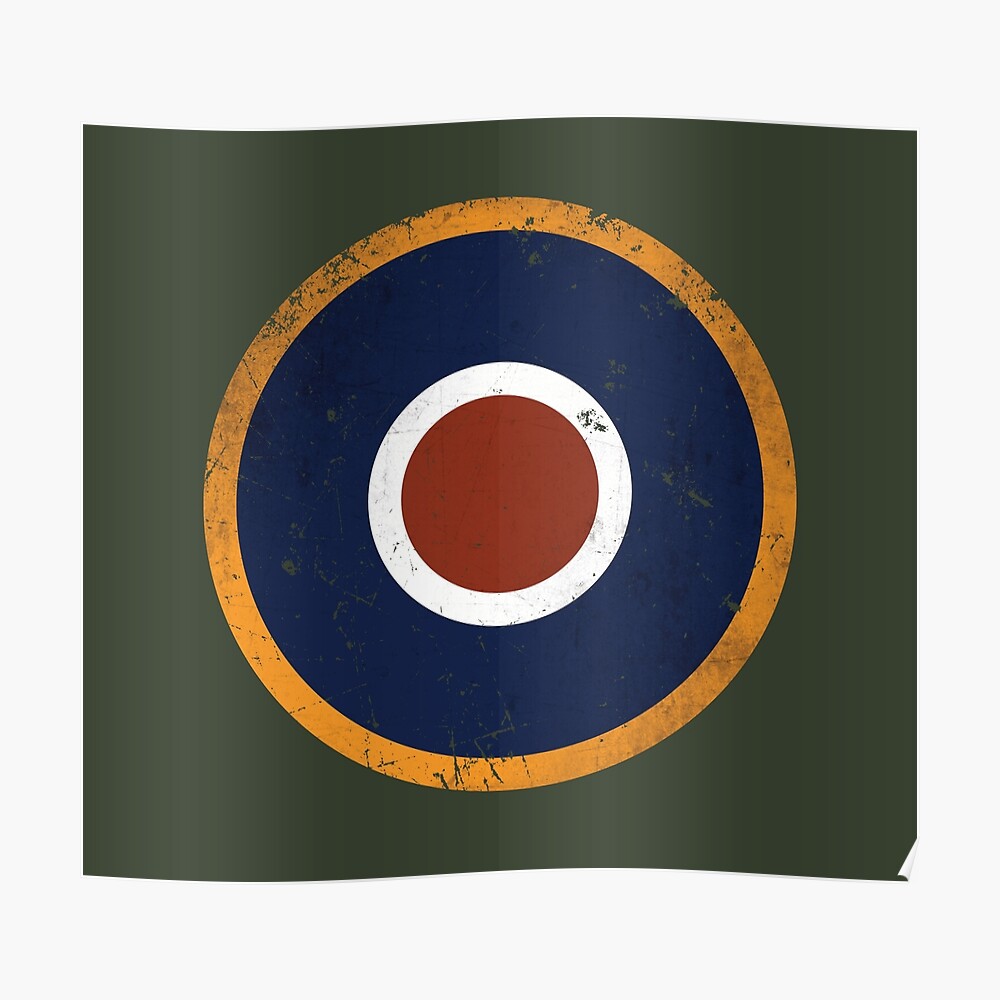 RAF Roundel T-Shirt WW2 Spitfire Target Royal Air Force Fathers Day Hoodie  Sweat