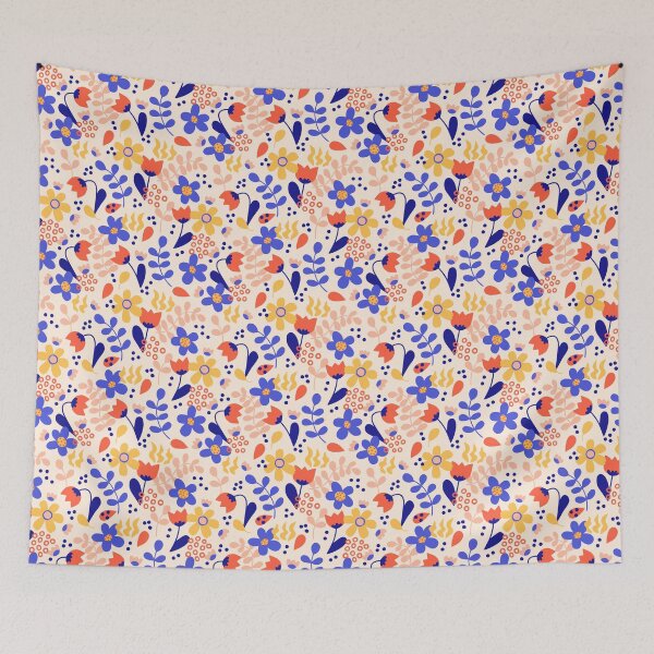 Item preview, Intense Color Wild Flower Chaotic Pattern designed and sold by Simplulina.