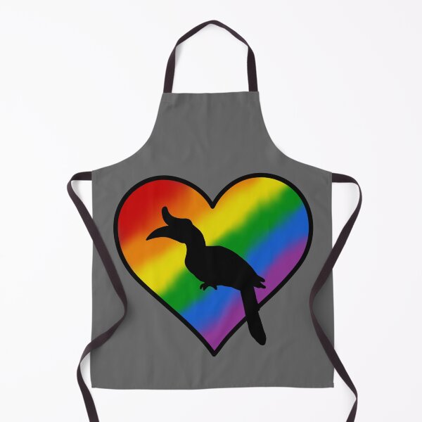 Item preview, Rainbow Heart Rhinoceros Hornbill designed and sold by taylorrowan.