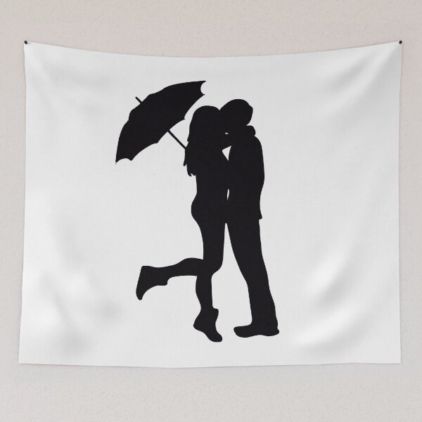 Aperçu de l'œuvre Les amoureux Sticker créée et vendue par touchred.