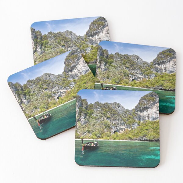 Item preview, Thailand Longtail Boat On Phuket Phiphi Island Sea  designed and sold by JTS STORE.