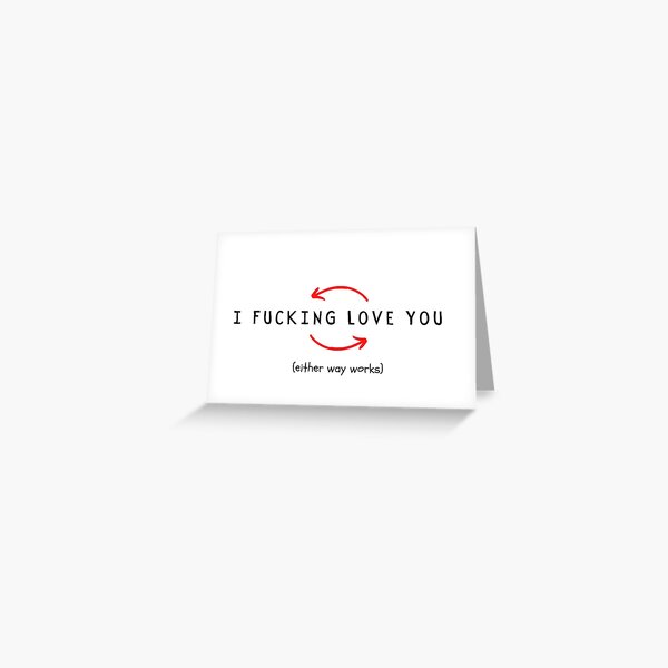 I Licked it so it's mine Naughty Valentine Love Card – DeLuce Design