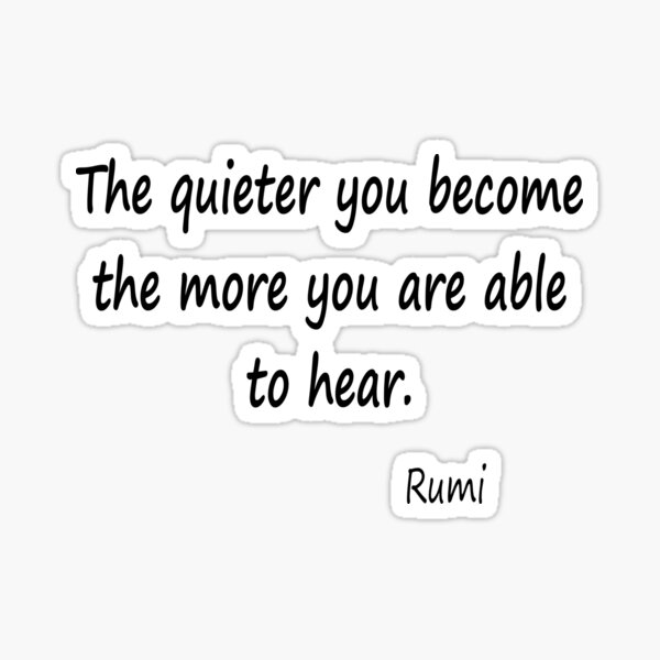 Silence to Hear. Sticker