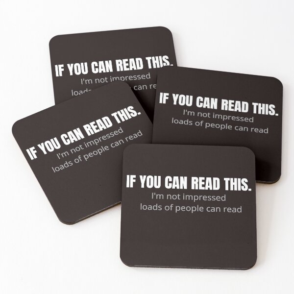 Item preview, If you can read this - I'm not impressed loads of people can read. designed and sold by shane62.