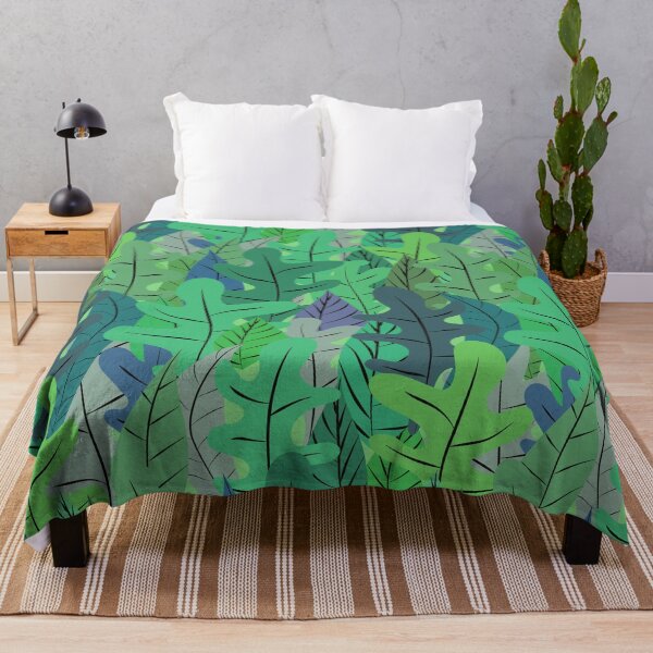Item preview, Green leaves And leaf Nature Pattern designed and sold by SwePattern.