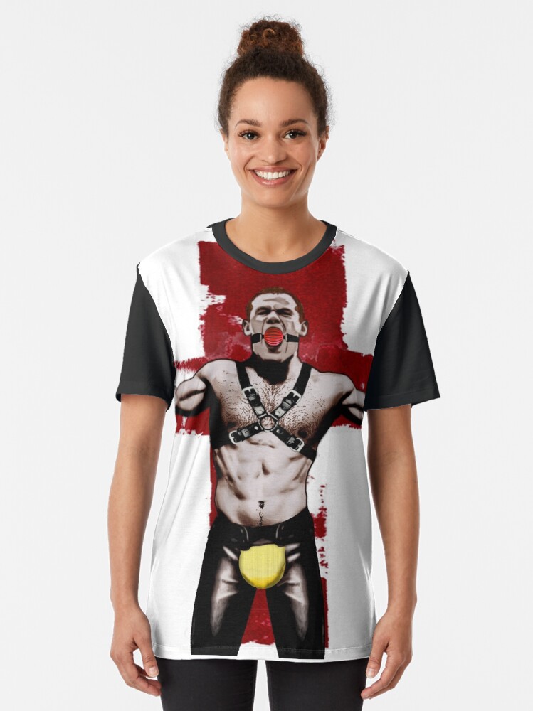 Alternate view of The Leather Collection Graphic T-Shirt