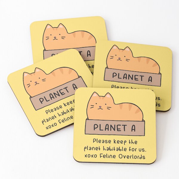 Item preview, Orange Cat - Habitable Planet (Buttercream)  designed and sold by ImperfectLife.