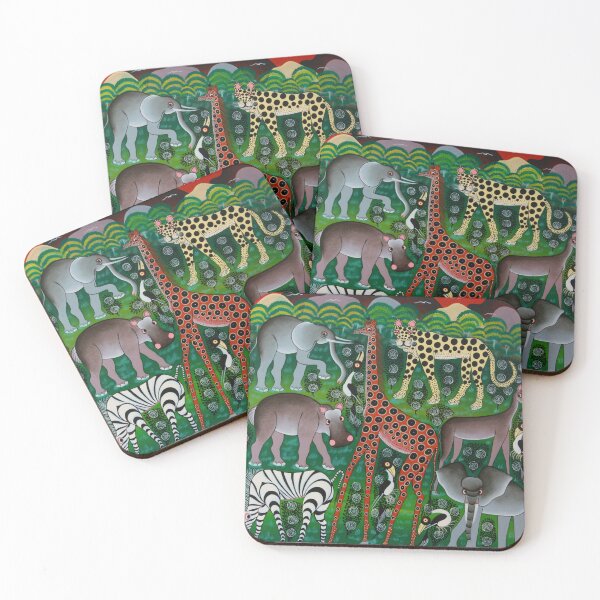 Item preview, Tinga Tinga Animal Grazing designed and sold by Nujabes2010.