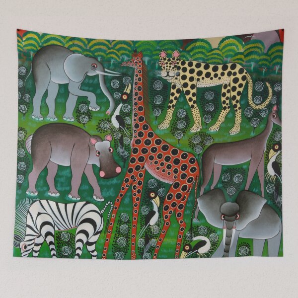 Item preview, Tinga Tinga Animal Grazing designed and sold by Nujabes2010.