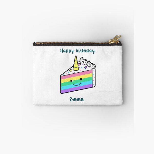 Item preview, Happy birthday Emma, personalized, birthday card, wishes, Emma, cool, cake, wish designed and sold by helkav.