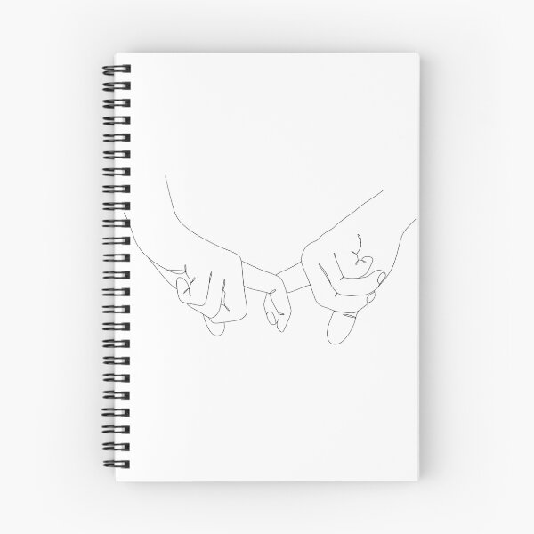 Item preview, Holding hands . Single Line Drawing designed and sold by primapixie.