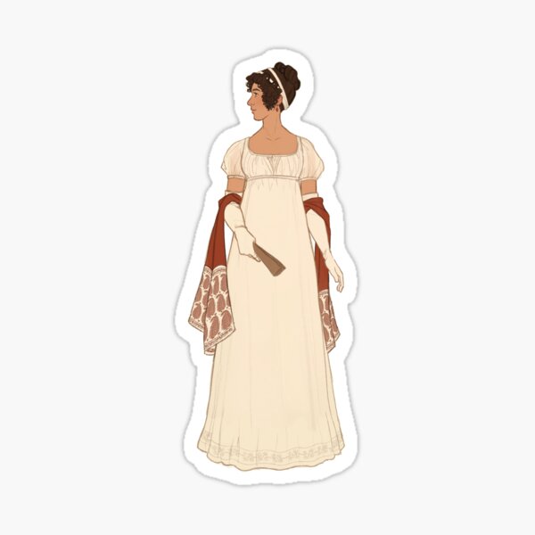 1800s Dress Sticker