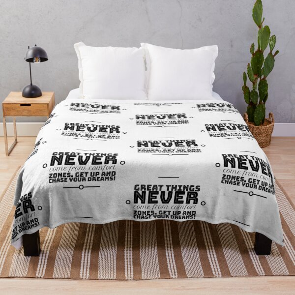 Item preview, Great things never come from comfort zones designed and sold by DemonicGloom.