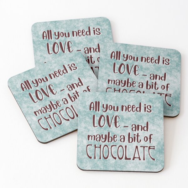Item preview, All You Need is Love - and maybe Chocolate. Valentines Day, designed and sold by CreArtation.