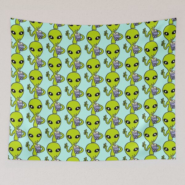 Item preview, green tea boba and taro and milk tea designed and sold by happysketchy.