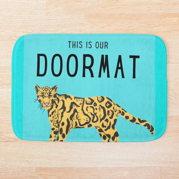 Item preview, This is our doormat designer doormat with panter designed and sold by The-Cat-Shop.