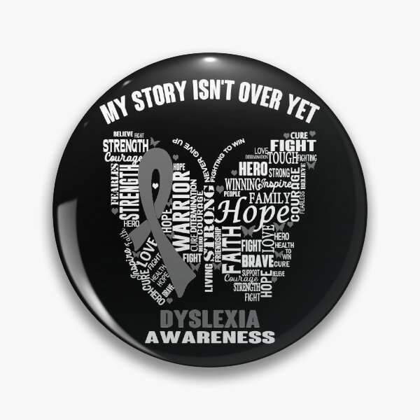 Item preview, My Story Isn't Over Yet Dyslexia Awareness designed and sold by RidnerStore.