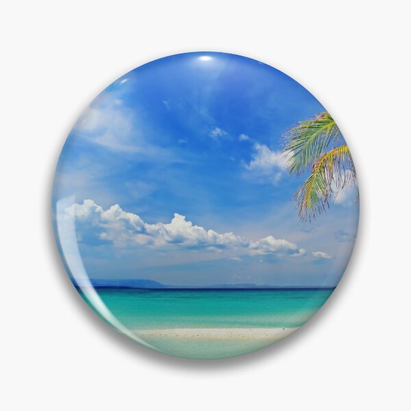 Item preview, Tropical Beach With Blue Sky Landscape designed and sold by JTS STORE.