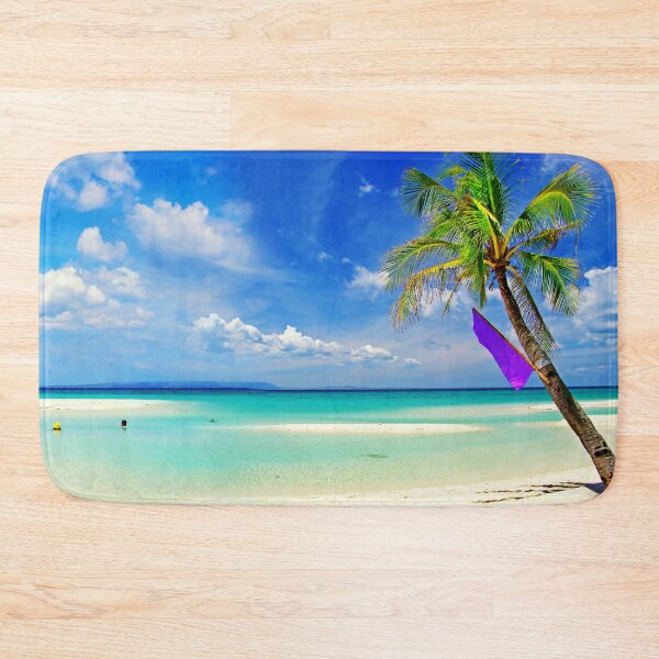 Item preview, Tropical Beach With Blue Sky Landscape designed and sold by JTS STORE.