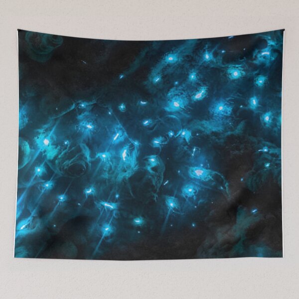 Item preview, Glow in the Dark Waitomo Glow Worm Cave New Zealand Landscape  designed and sold by daybreakagain.