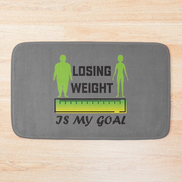 Item preview, Weight Loss Loading Bar Fitness Motivation "LOSING WEIGHT IS MY GOAL" designed and sold by Drago Art.