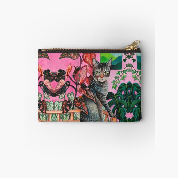 Item preview, Dulce hogar con gato y plantas. designed and sold by janeferwong.