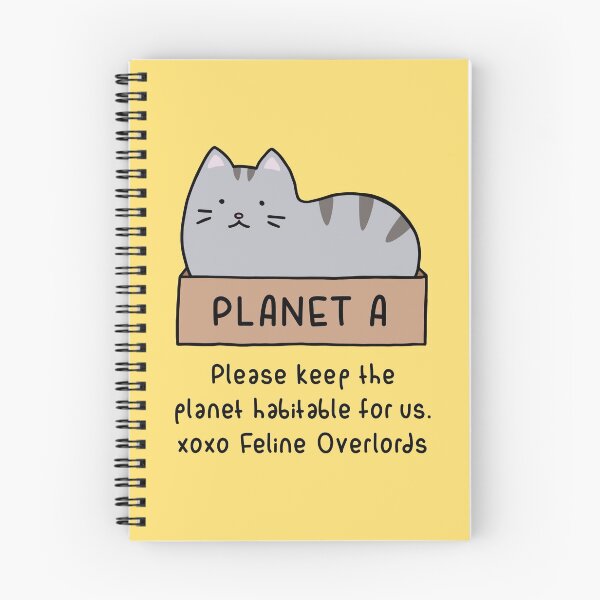 Item preview, Gray Cat - Habitable Planet (Buttercream) designed and sold by ImperfectLife.