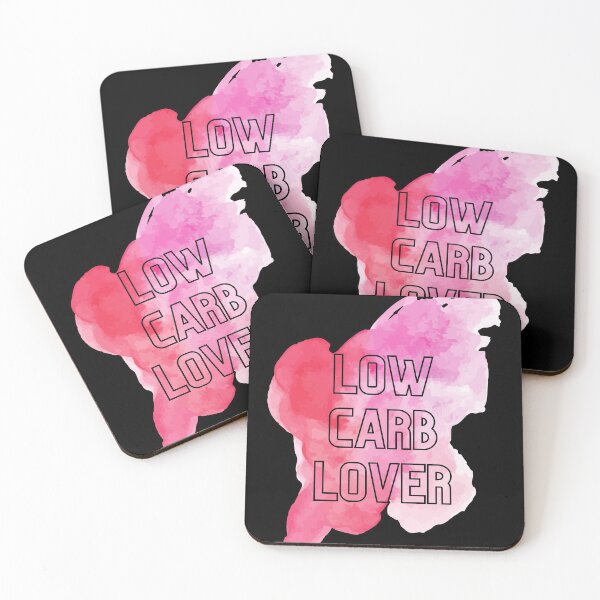 Item preview, LOW CARB LOVER (pink/red) designed and sold by Le Plus Three.