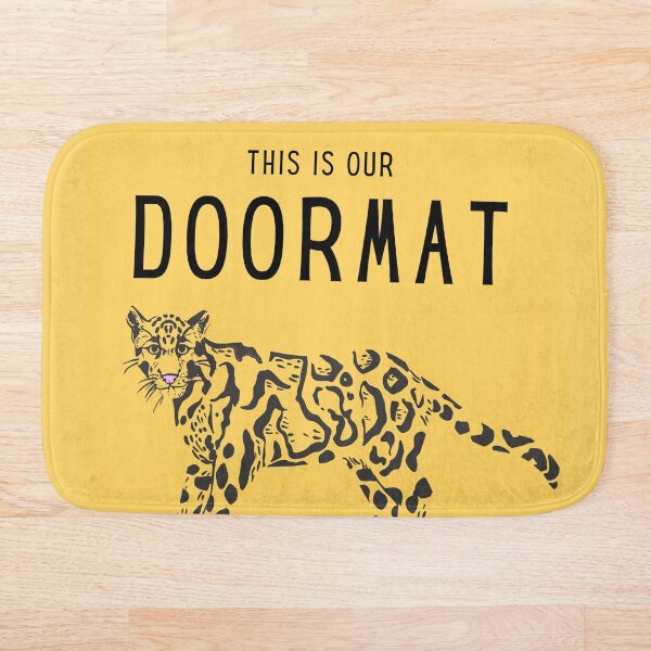 Item preview, This is our doormat designer doormat with panter designed and sold by The-Cat-Shop.