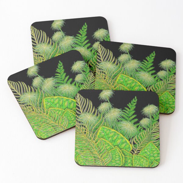 Item preview, Leafy tropical botanical designed and sold by LyLauDesign.