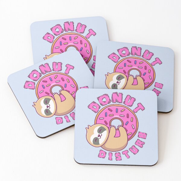 Artikelvorschau, Donut stören - niedliches Faultierdesign entworfen und verkauft von SidTastic .