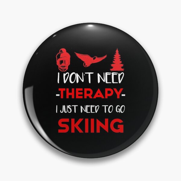Item preview, I Don't Need Therapy I Just Need To Go Skiing Shirt -  Cute Ski Lover present  T-Shirt designed and sold by NewDayDesigns.