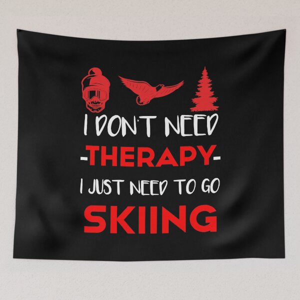 Item preview, I Don't Need Therapy I Just Need To Go Skiing Shirt -  Cute Ski Lover present  T-Shirt designed and sold by NewDayDesigns.